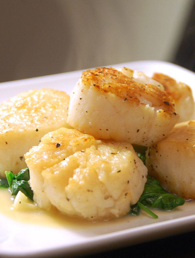 Pan Seared Sea Scallops - Life's Ambrosia