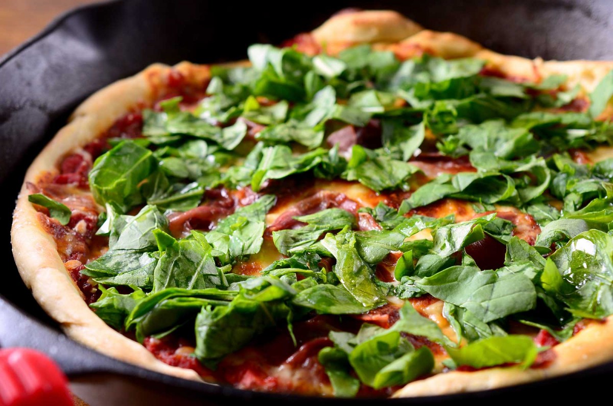 Prosciutto and Arugula Pizza Life's Ambrosia