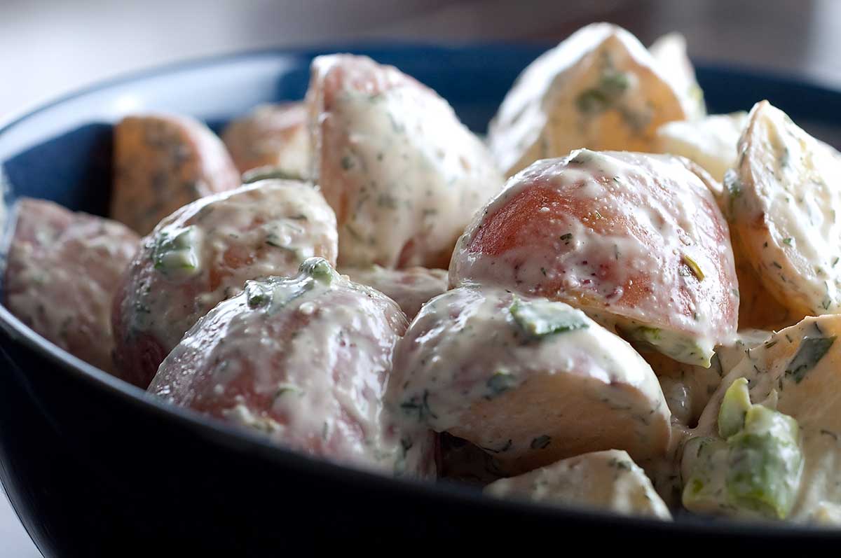Red Potato Salad with Dill and Tarragon Life's Ambrosia