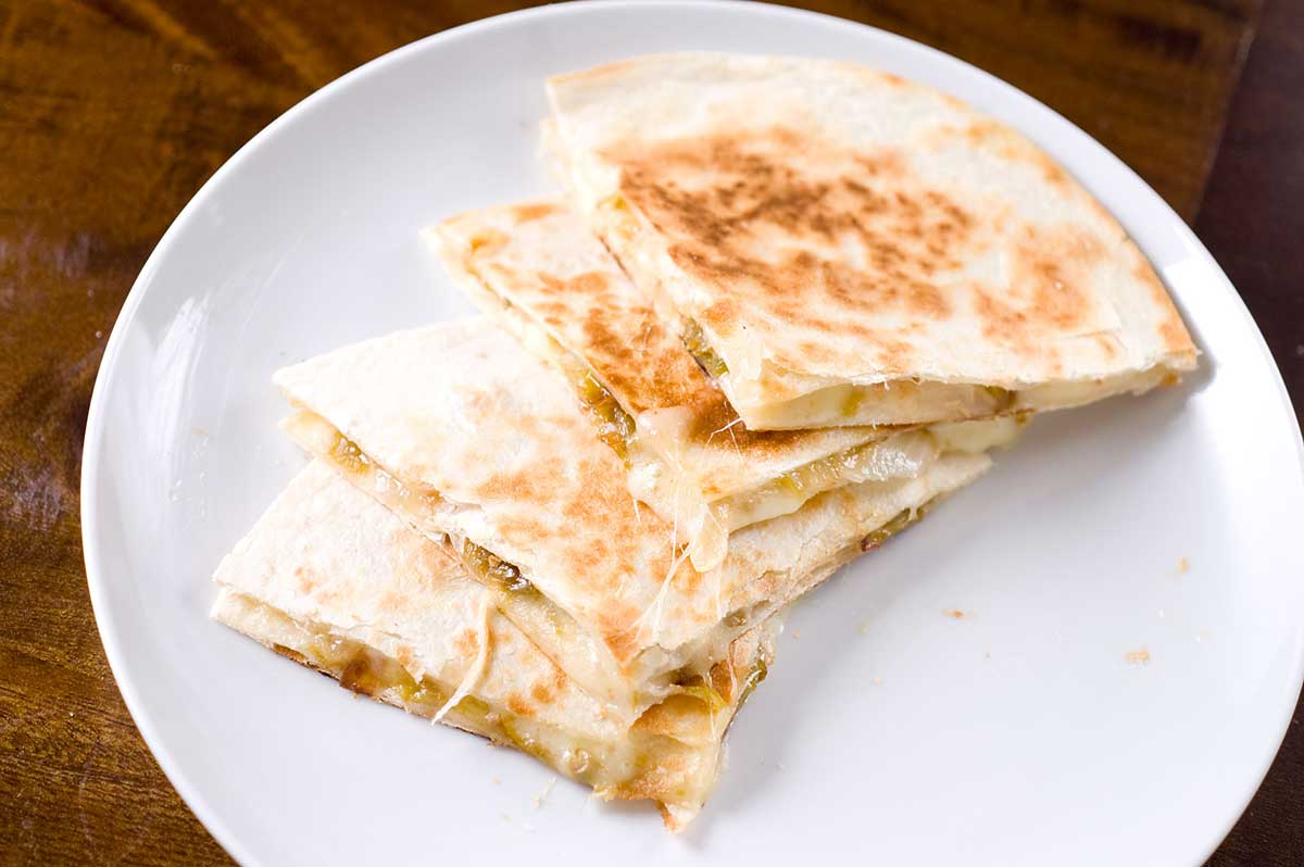 Roasted Hatch Chile Quesadillas Life's Ambrosia