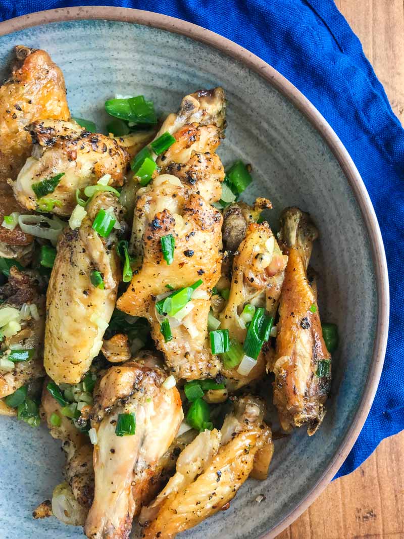 Baked Salt and Pepper Chicken Wings Life's Ambrosia